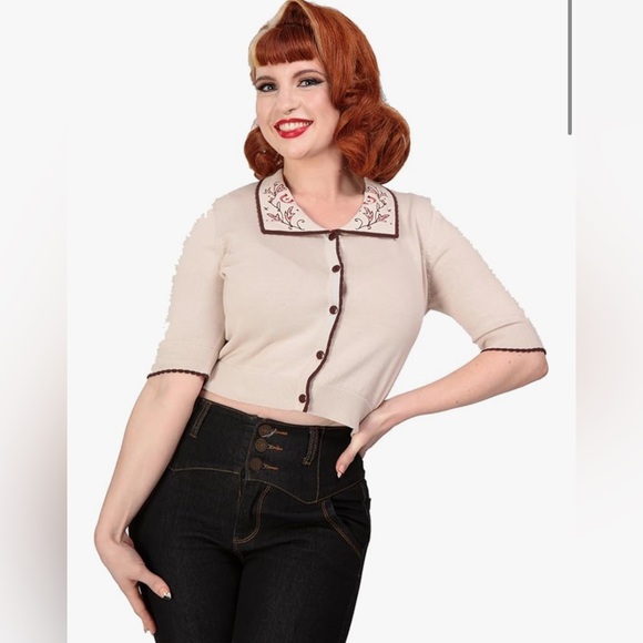 Collectif Sweaters - Jessy rodeo cardigan
